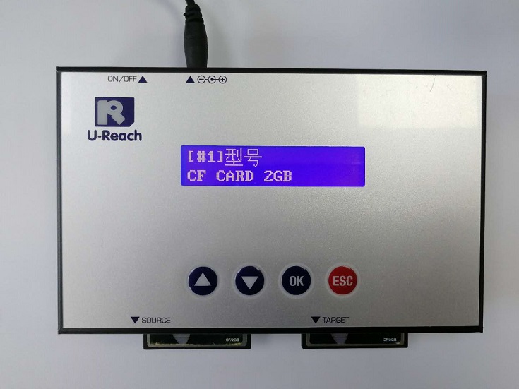 CF卡拷贝机 CF卡讯息获取 CF卡序列号读取 CF-B1211拷贝机